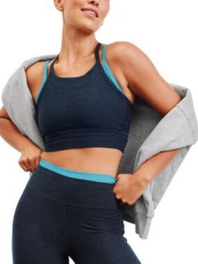 Beyond Yoga Spacedye layered bra & leggings
